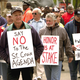Hundreds of honor-besmirched husbands showed their support for the bill outside the Capitol.